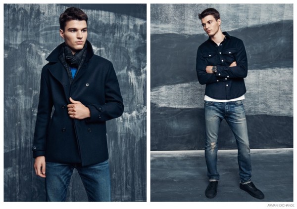 Armani Exchange Embraces Dark Styles for October 2014 Lookbook – The ...