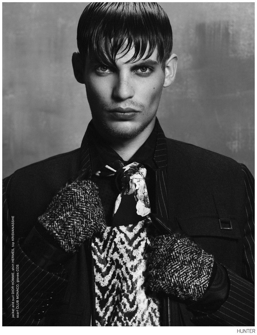 Baptiste Radufe is Moody for Fall Fashion Editorial from Hunter ...