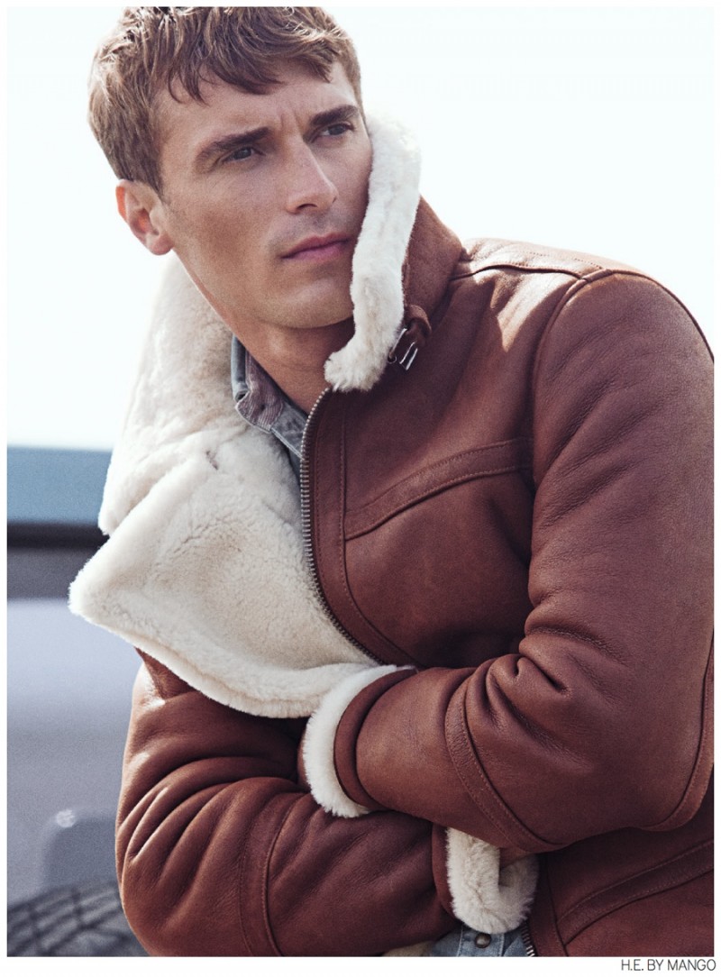 Clément Chabernaud Models Casual Winter 2014 Styles for H.E. by Mango ...