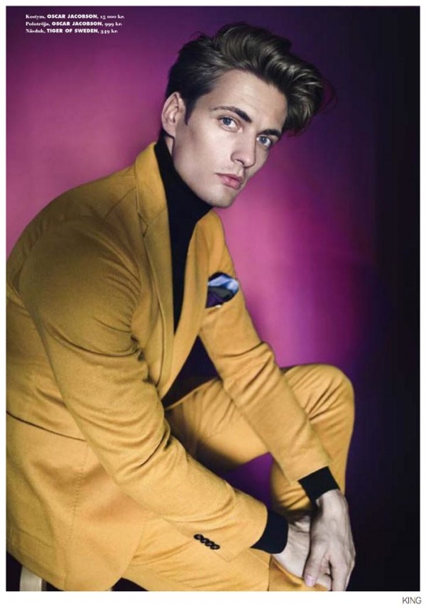 Leo Eller Exudes Dandy Attitude in Fall Suits for King Magazine – The ...