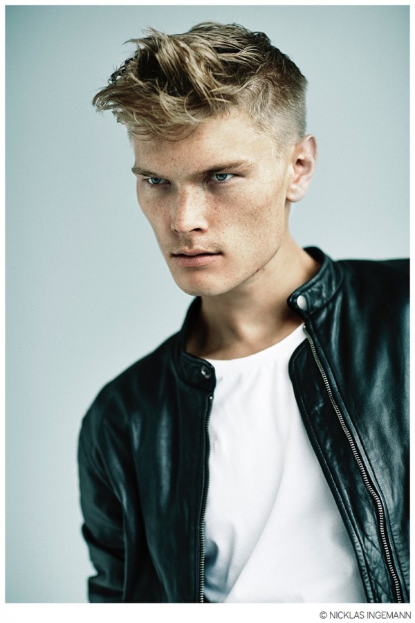 Mads Emil Sits for Nicklas Ingemann – The Fashionisto