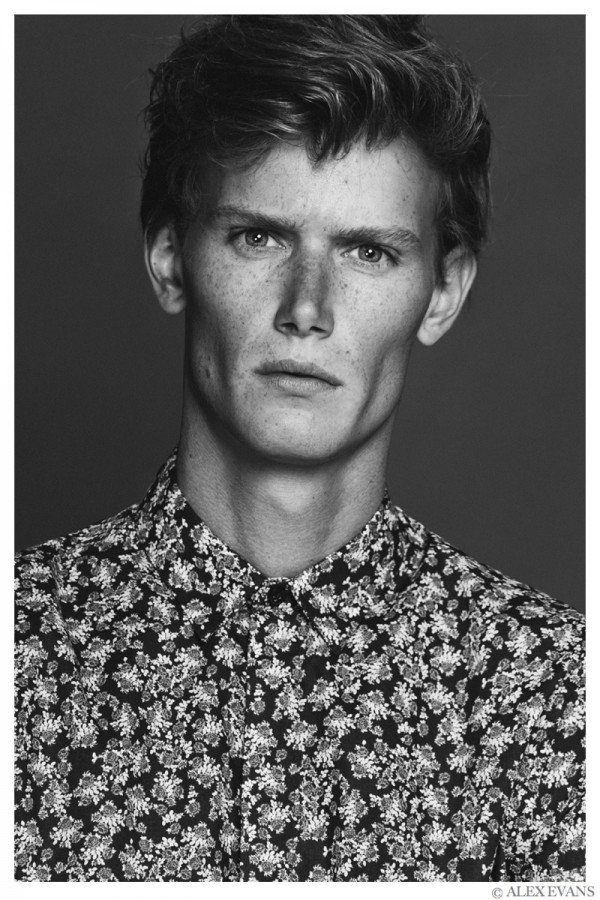 Malcolm De Ruiter Poses for New Images by Alex Evans – The Fashionisto