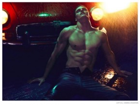 Matthew Terry Gets Wet for L'Officiel Hommes Singapore Calvin Klein ...