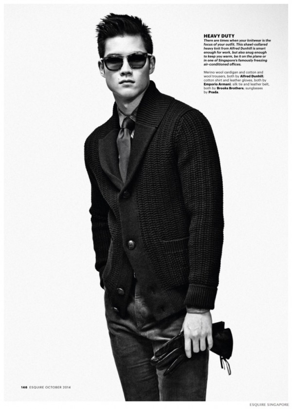 Knit Pick: Nick Tan Models Knits for Esquire Singapore – The Fashionisto