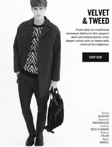 Velvet & Tweed Trend Emerges at The Corner – The Fashionisto