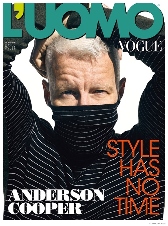Anderson Cooper LUomo Vogue November 2014 Cover Photo Shoot 001