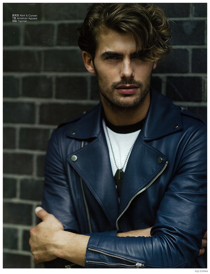 Jacey Elthalion is Biker Chic in Leather Jackets for GQ China – The ...
