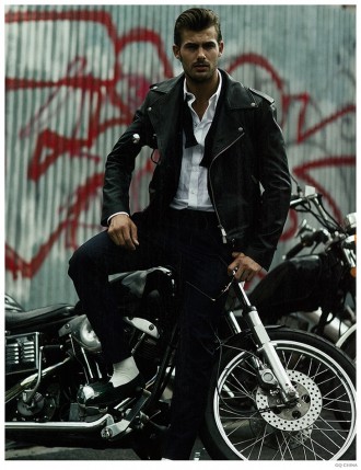 Jacey Elthalion is Biker Chic in Leather Jackets for GQ China – The ...