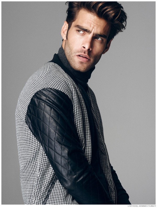 Jon Kortajarena Covers L'Officiel Hommes Turkey Fall/Winter 2014 ...