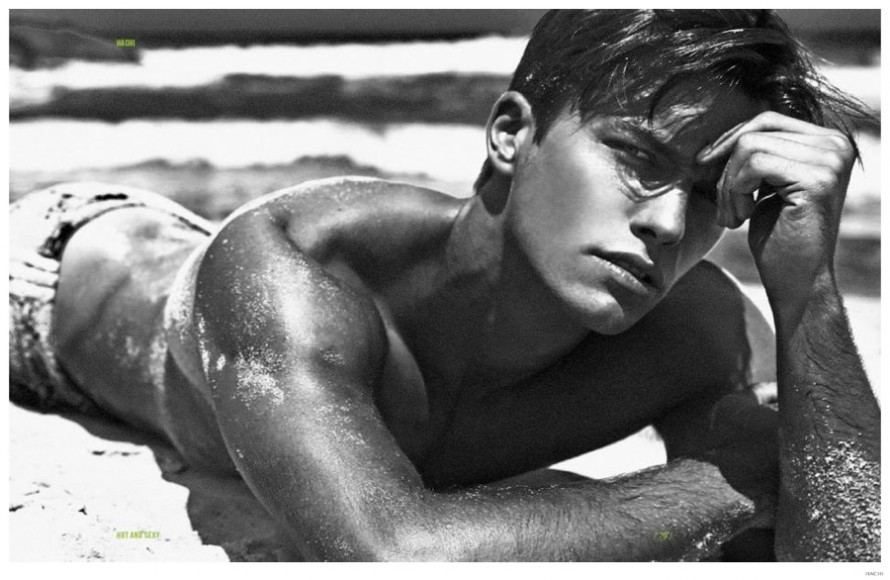 Lucas Garcez Models Calvin Klein Underwear For Hachi Beach Photo Shoot The Fashionisto