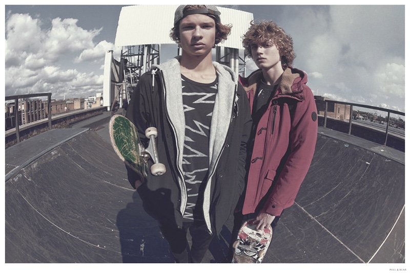 Pull & Bear Champions the Skater Muse for Winter 2014 Advertising Campaign  – The Fashionisto
