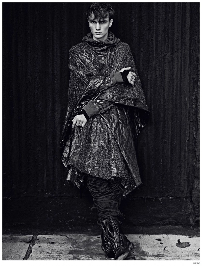 Gryphon O'Shea Rocks Raf Simons + Helmut Lang Archive Pieces for HERO – The  Fashionisto