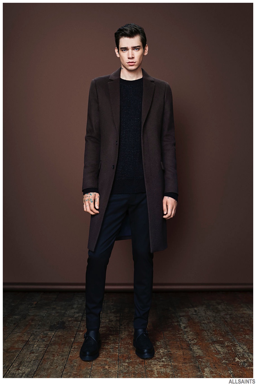 Cole Mohr Rocks AllSaints' Holiday Styles – The Fashionisto