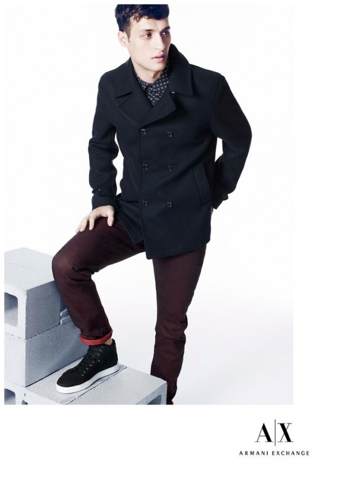 Armani Exchange Features Smart Outfits for December 2014 Lookbook – The ...