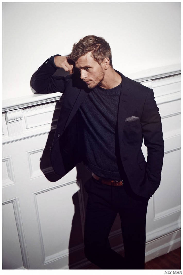 Benjamin Eidem Models Black & Navy Fashions for NLY Man Shoot – The ...