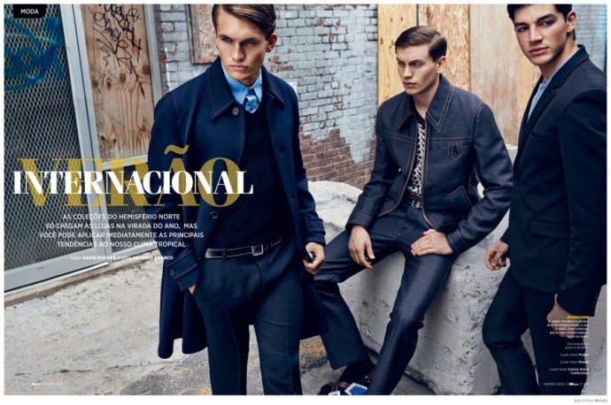 GQ Style Brasil Highlights Trendy Spring 2015 Denim, Graphics + More ...