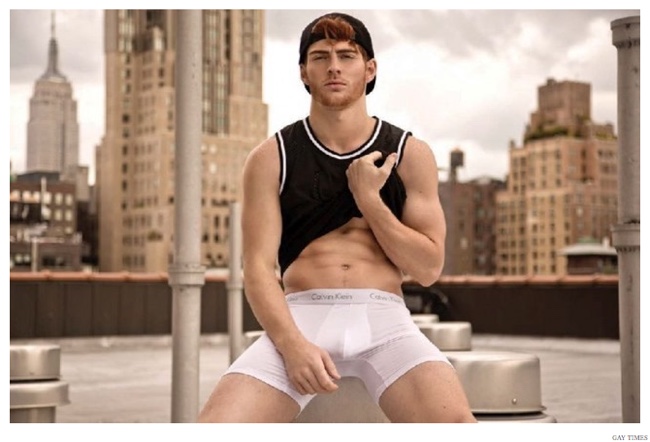 Ken Bek Takes the Big Apple in Calvin Klein Underwear – The