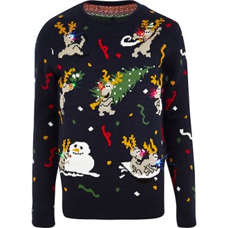 5 Merry Christmas Sweaters from River Island – The Fashionisto