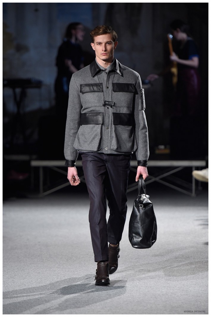 Andrea Incontri Men Boast Sophisticated Urban Appeal for Fall/Winter ...