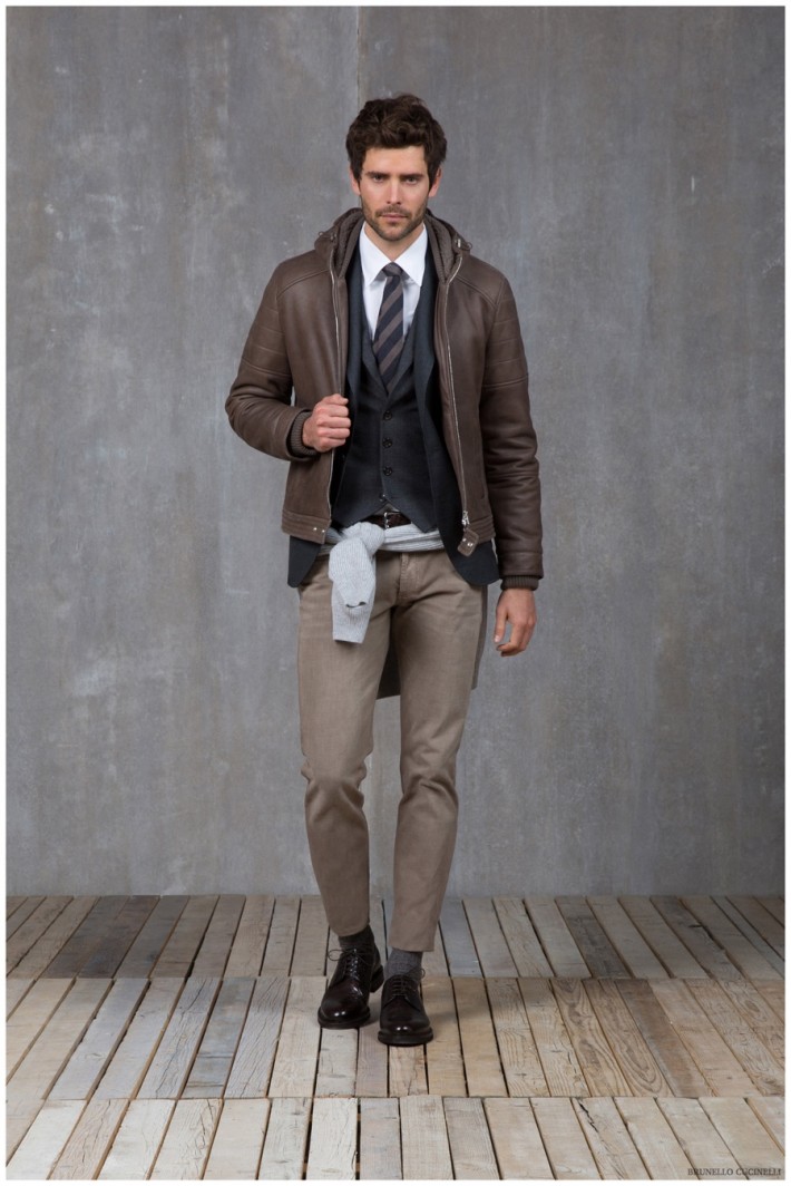 Brunello Cucinelli Perfectly Layers Down Pieces for Fall/Winter 2015 ...