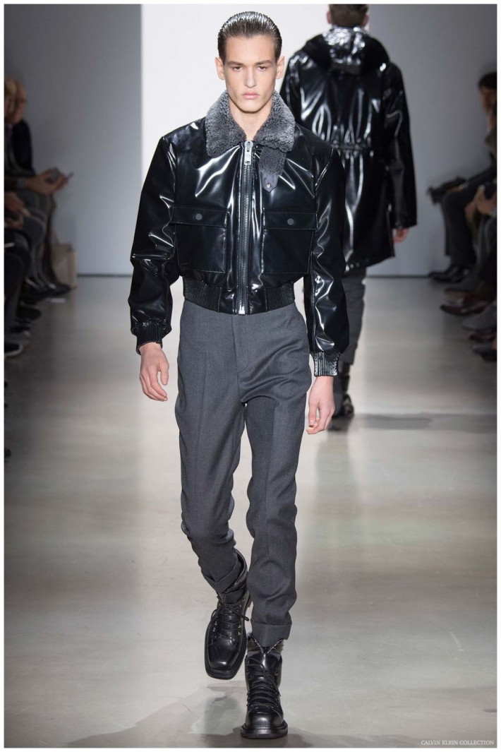 Calvin Klein Collection Fall/Winter 2015: Animal Prints & Vinyl Deliver ...