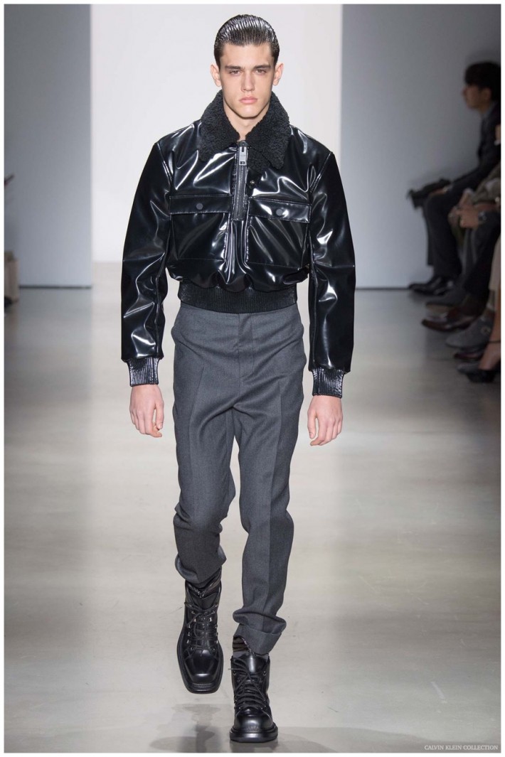 Calvin Klein Collection Fall/Winter 2015: Animal Prints & Vinyl Deliver ...