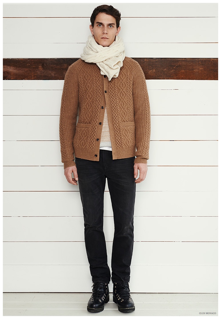 Club Monaco Showcases Minimalist Men's Winter Looks with Vincent ...