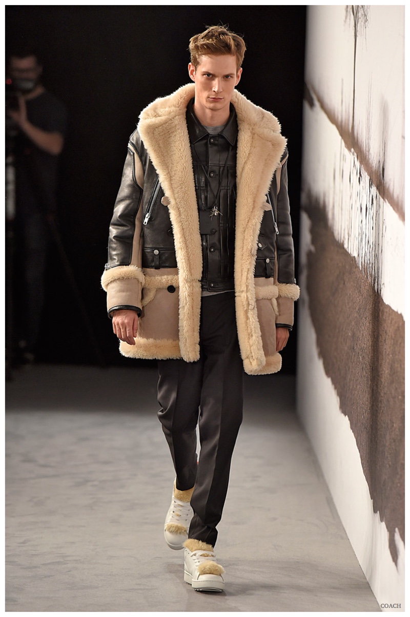 Coach Takes to London Collections: Men with Luxe Outerwear Clad Fall ...