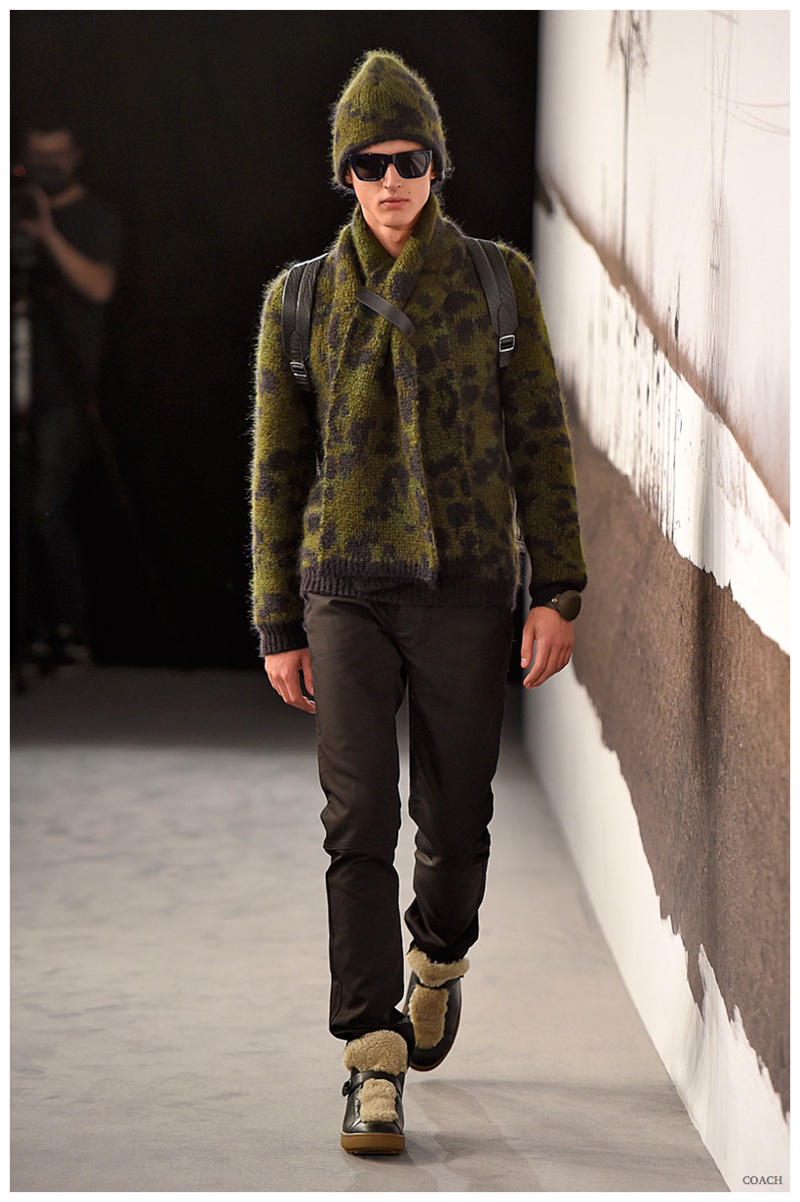 Coach Takes to London Collections: Men with Luxe Outerwear Clad Fall ...
