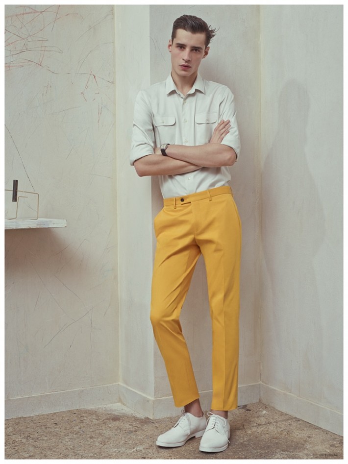 De Fursac Adds a Pop of Color for Spring/Summer 2015 Menswear ...