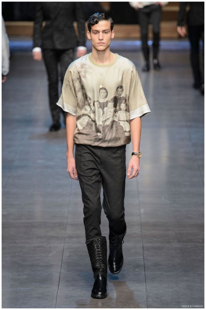 Dolce & Gabbana Fall/Winter 2015 Menswear Collection Celebrates Family ...