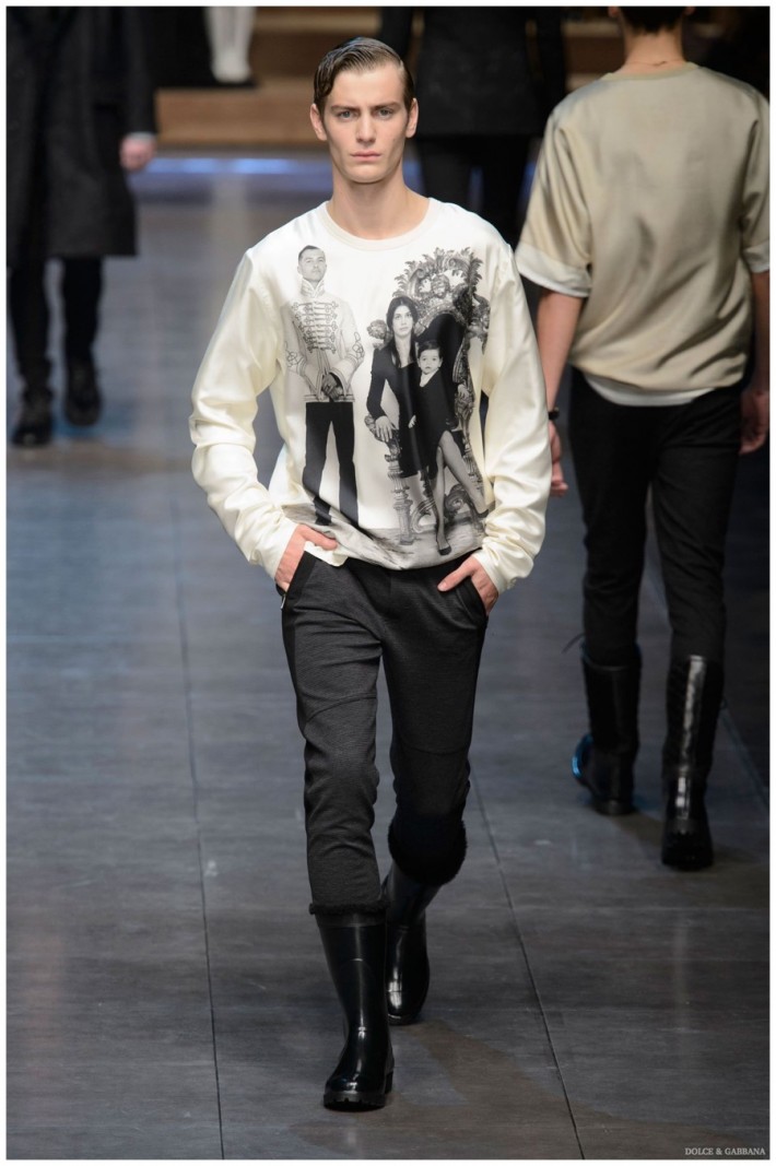 Dolce & Gabbana Fall/Winter 2015 Menswear Collection Celebrates Family ...