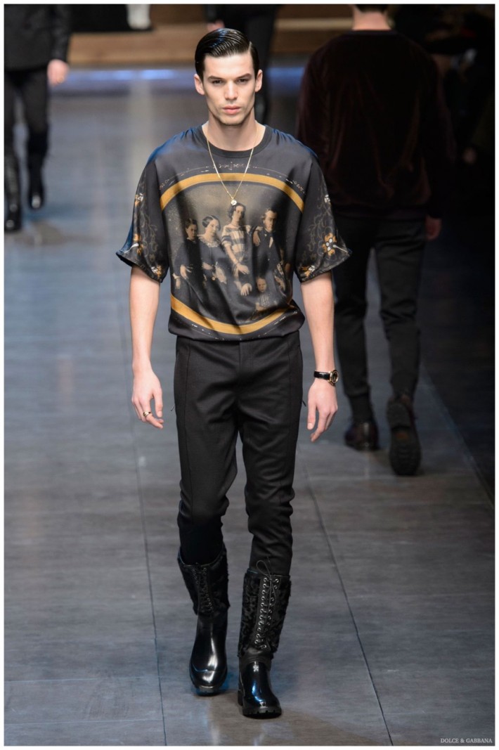 Dolce & Gabbana Fall/Winter 2015 Menswear Collection Celebrates Family ...