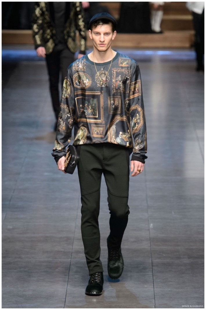 Dolce & Gabbana Fall/Winter 2015 Menswear Collection Celebrates Family ...