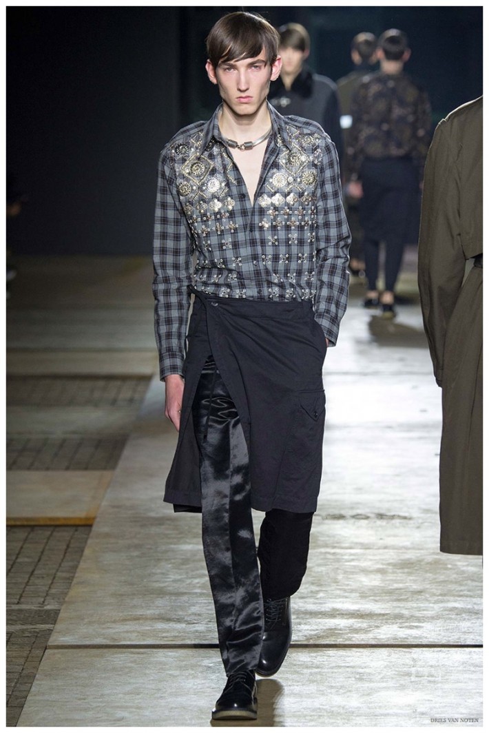 Dries Van Noten Fall/Winter 2015 Menswear Collection: Fireman Chic ...