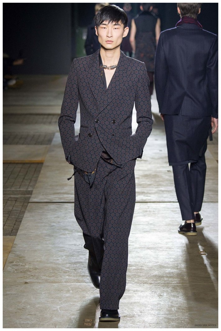 Dries Van Noten Fall/Winter 2015 Menswear Collection: Fireman Chic ...