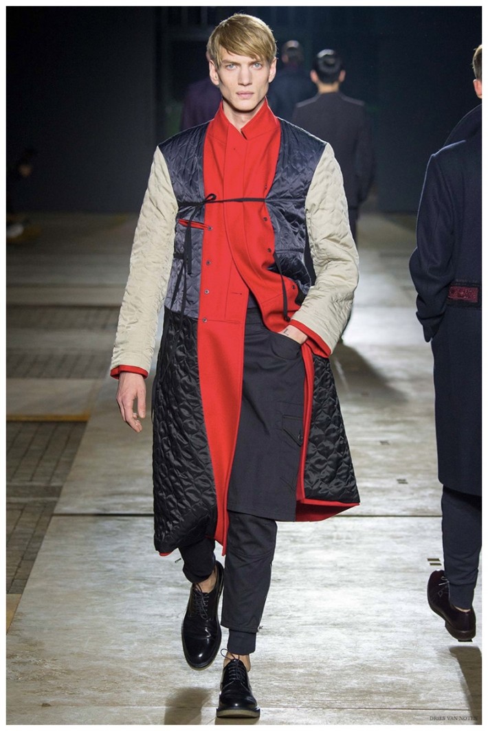 Dries Van Noten Fall/Winter 2015 Menswear Collection: Fireman Chic ...