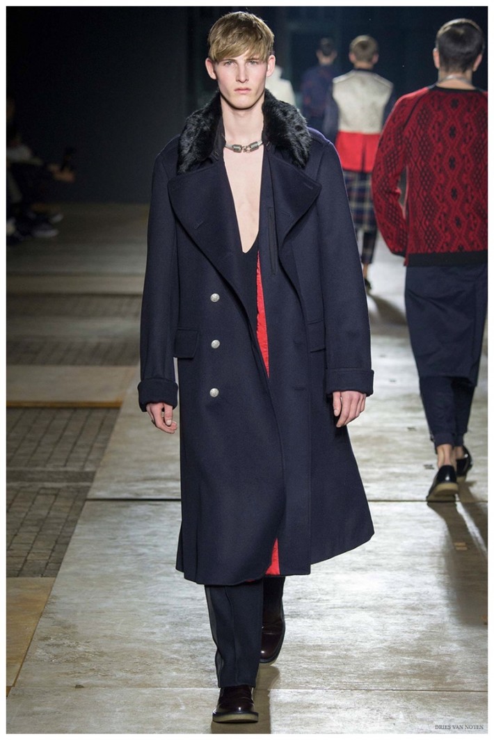 Dries Van Noten Fall/Winter 2015 Menswear Collection: Fireman Chic ...