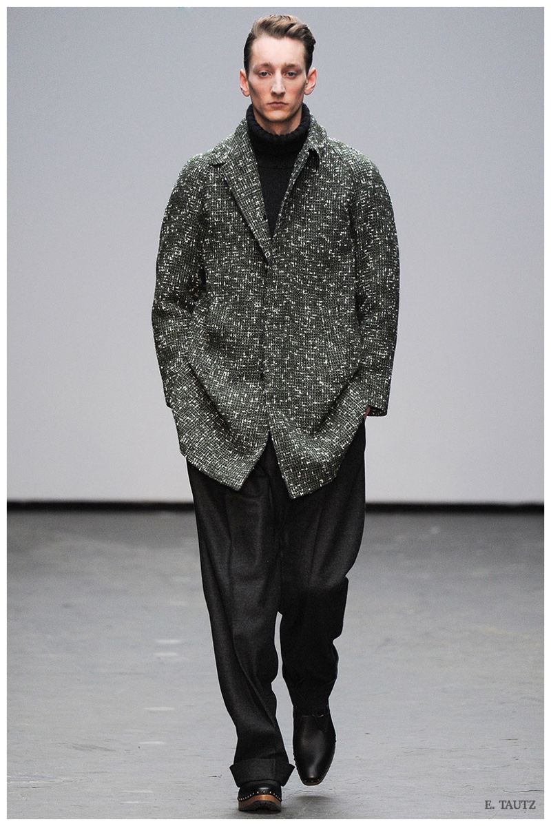 E. Tautz Fall/Winter 2015 Shades of Gray + Soft Tailoring | London ...