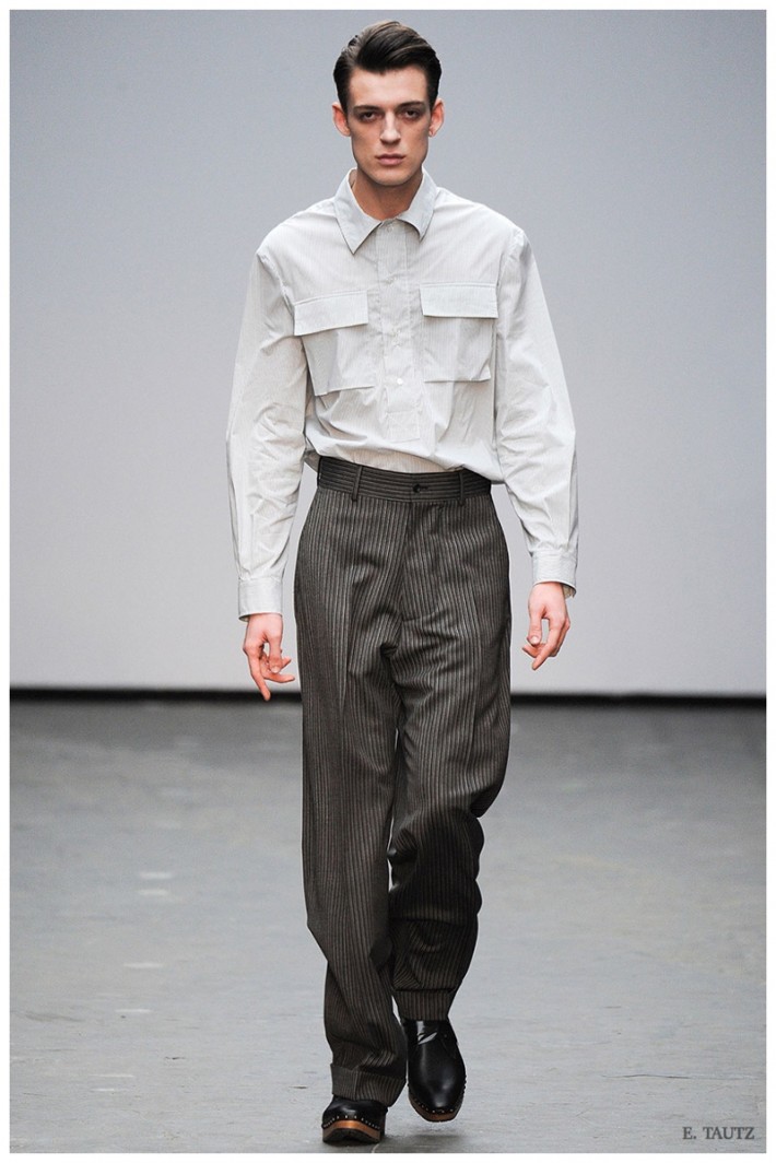 E. Tautz Fall/Winter 2015 Shades of Gray + Soft Tailoring | London ...