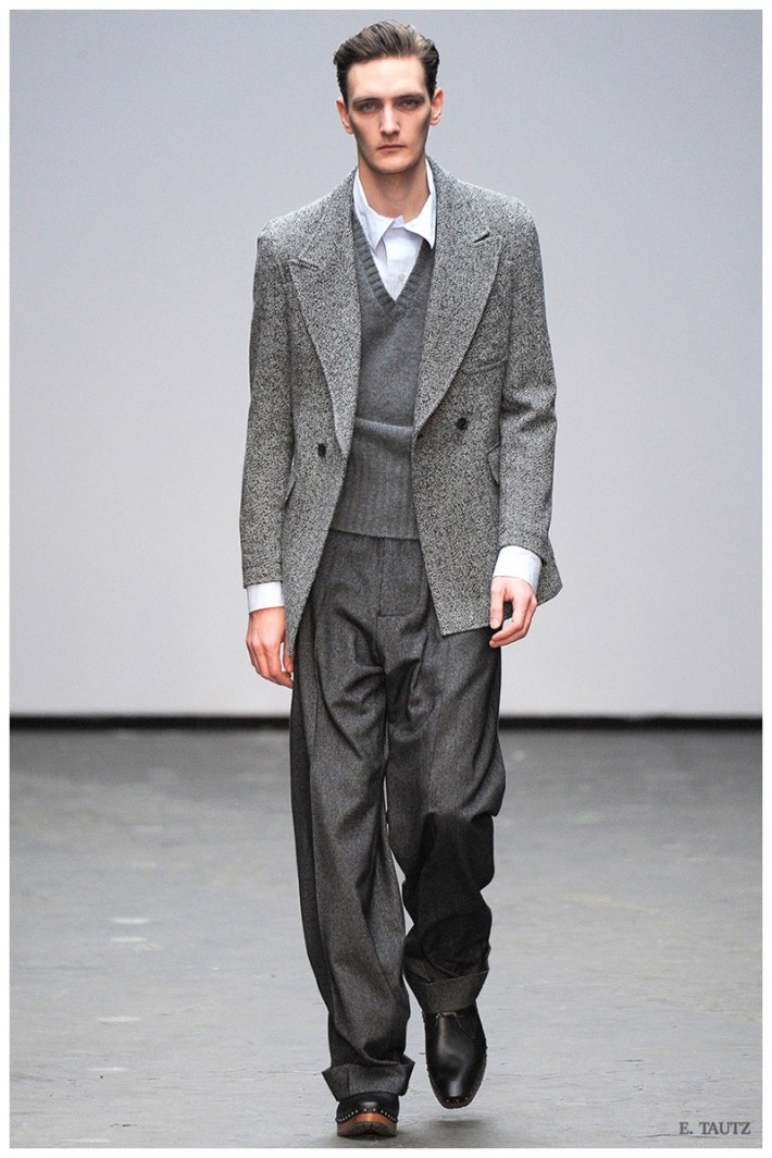 E. Tautz Fall/Winter 2015 Shades of Gray + Soft Tailoring | London ...