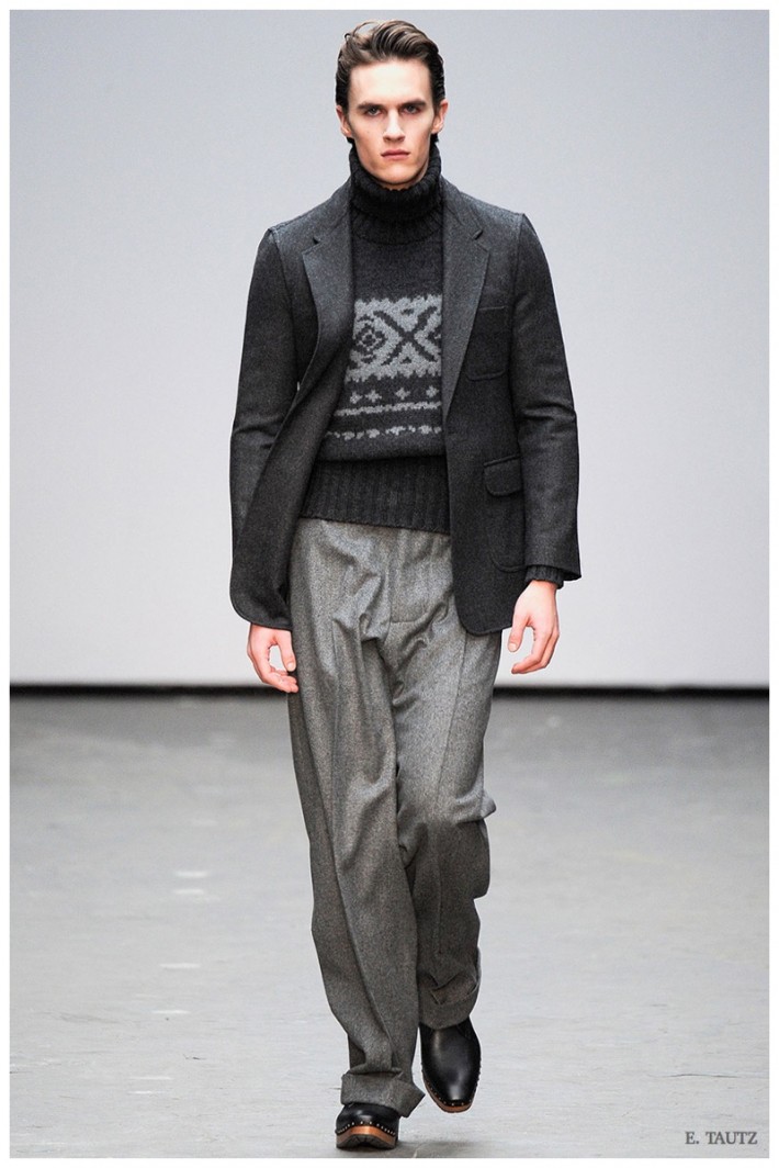 E. Tautz Fall/Winter 2015 Shades of Gray + Soft Tailoring | London ...