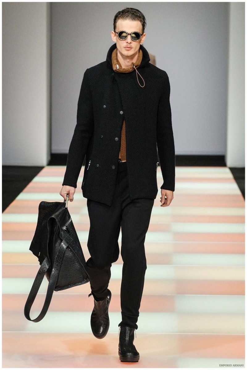 Emporio Armani Fall/Winter 2015 Menswear Collection: The Young Armani ...