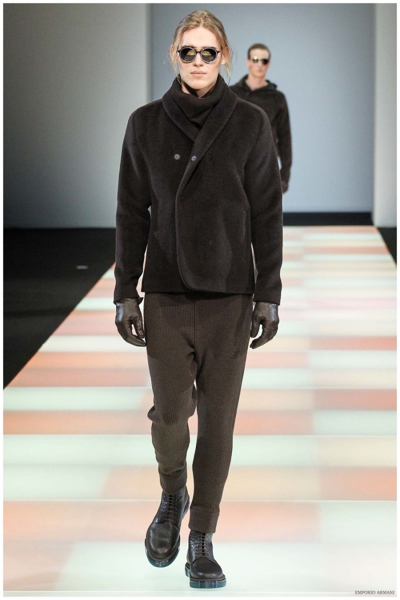 Emporio Armani Fall/Winter 2015 Menswear Collection: The Young Armani ...