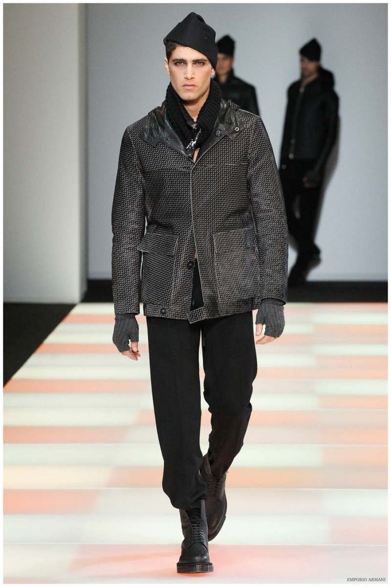 Emporio Armani Fall/Winter 2015 Menswear Collection: The Young Armani ...