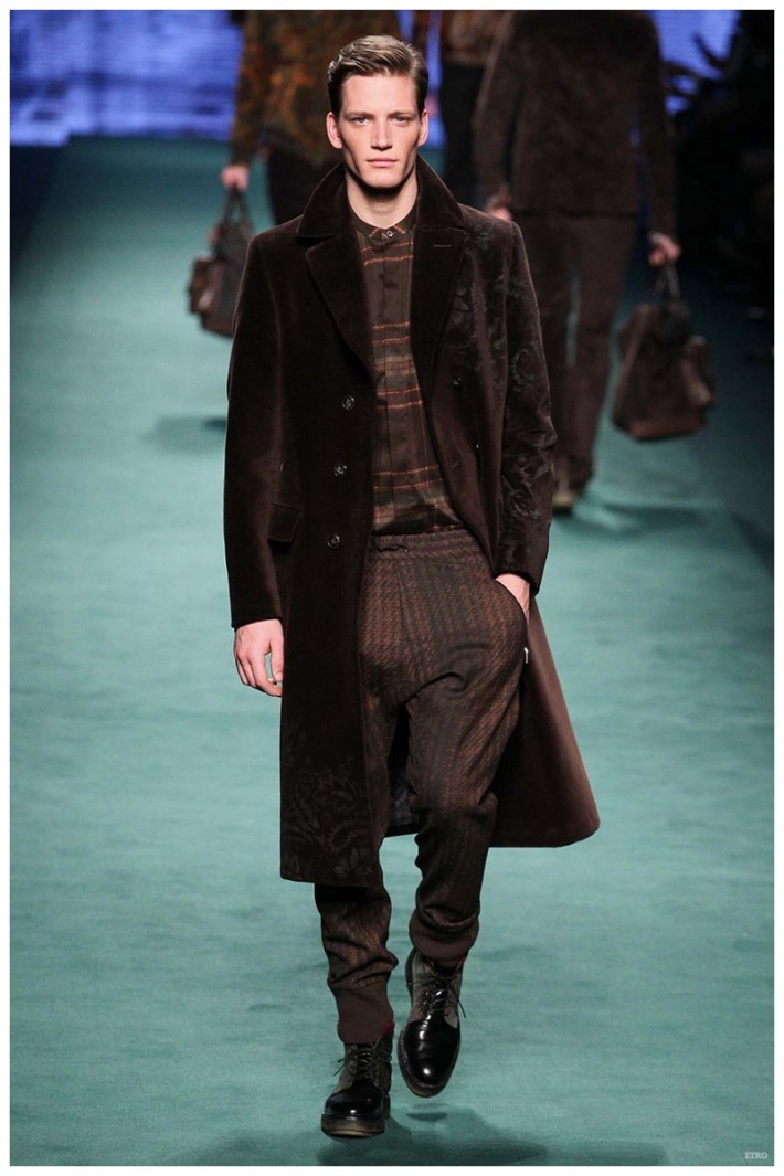 Etro Fall/Winter 2015 Menswear Collection: Military-Inspired Looks Get ...