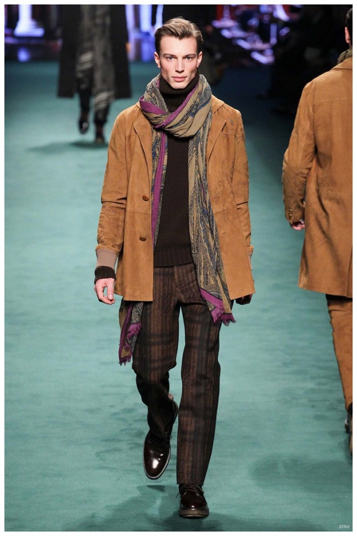 Etro Fall/Winter 2015 Menswear Collection: Military-Inspired Looks Get ...