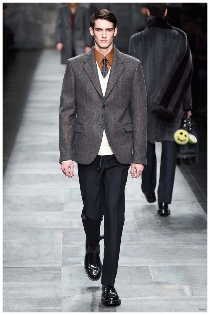 Fendi Fall/Winter 2015 Menswear Collection: Shearling Styles Revisited ...