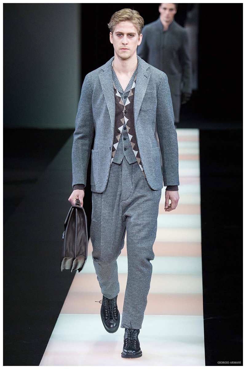 Giorgio Armani Looks East for Fall/Winter 2015 Menswear Collection ...