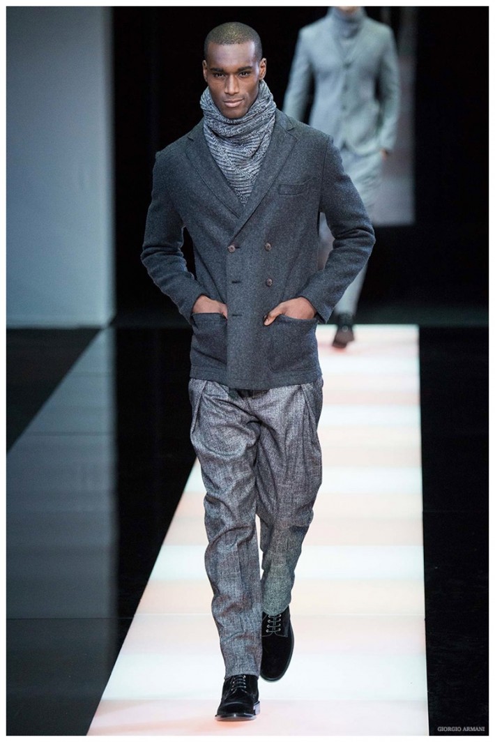 Giorgio Armani Looks East for Fall/Winter 2015 Menswear Collection ...